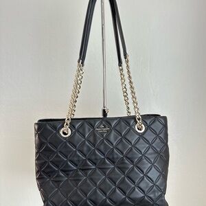 Kate Spade Black Quilted Shoulder Bag